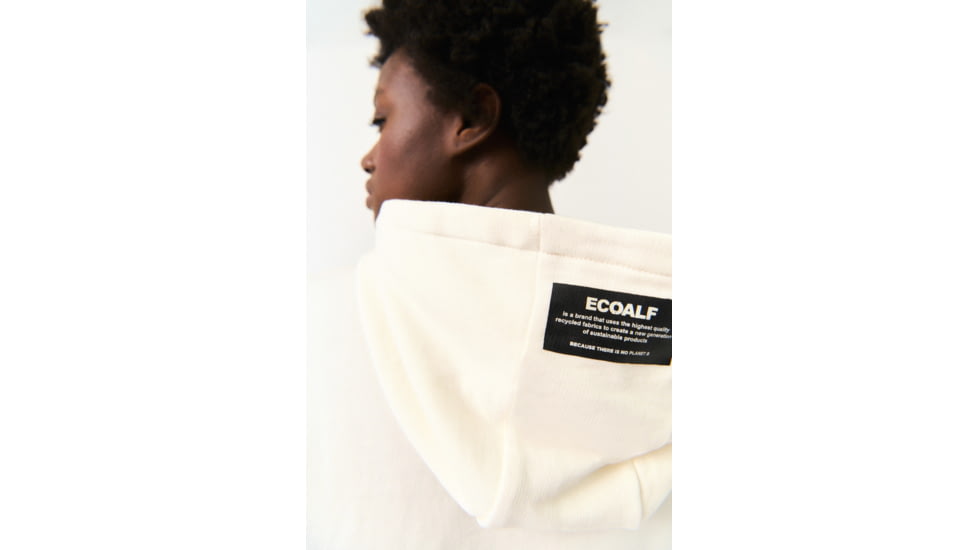 Ecoalf Monsalf Sweatshirt - Womens, Cannoli White, L, GASTMONSA8140WS22-997-L