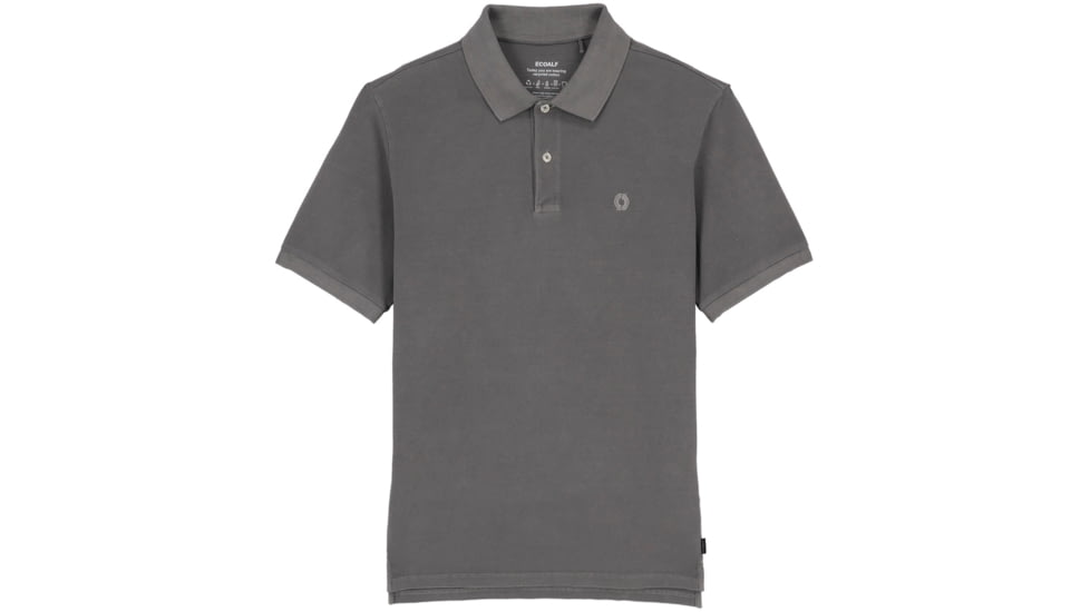 Ecoalf Tedalf Regular Pique Polo - Mens, Asphalt, L, GAPOTEDRE8205MS22-303-L