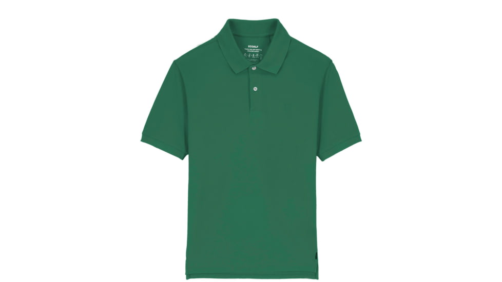 Ecoalf Tedalf Regular Pique Polo - Mens, Bright Green, S, GAPOTEDRE8205MS22-111-S