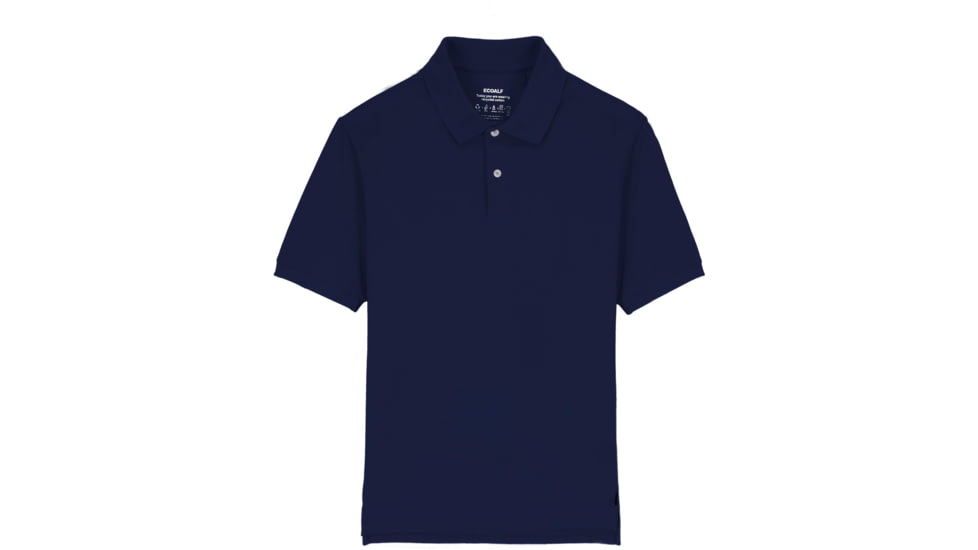 Ecoalf Tedalf Regular Pique Polo - Mens, Midnight Navy, XL, GAPOTEDRE8205MS22-163-XL