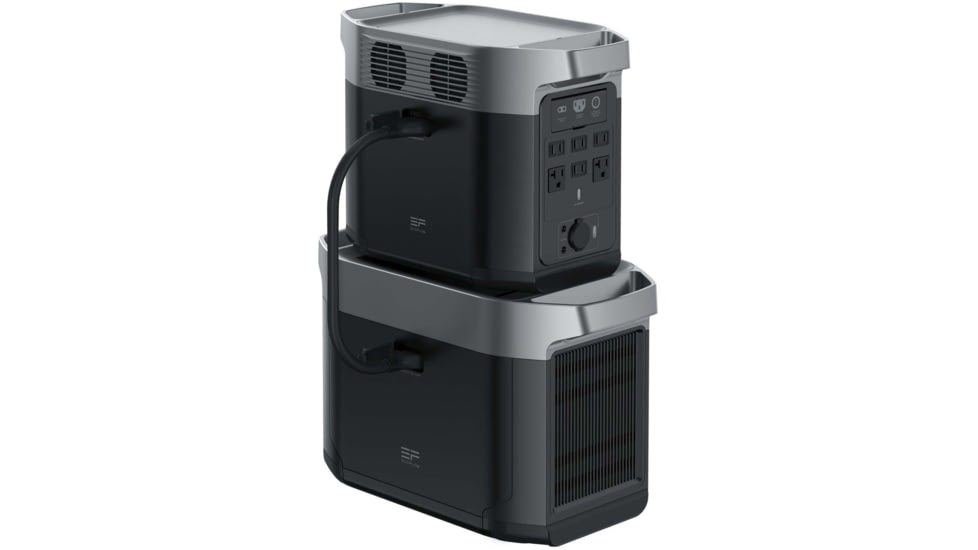 EcoFlow DELTA 2 + DELTA Max Smart Extra Battery, Black, DELTA2-DELTAMaxEB