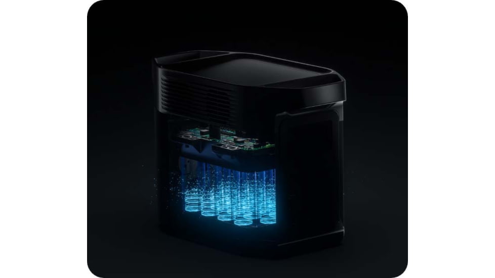 EcoFlow DELTA 2 w/ 1 Portable Solar Panel, 220W, Black, DELTA2-220W