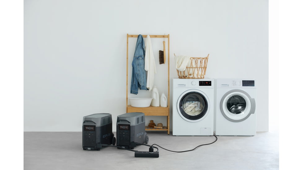 EcoFlow DELTA Pro Portable Power Station w/Double Votage Hub, Black, T2MR500-MR500PR-US