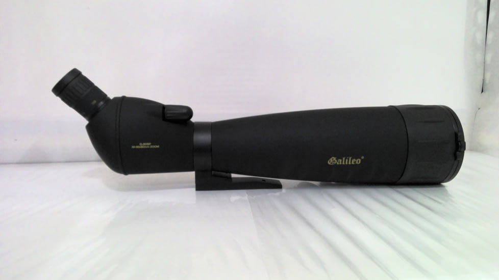 EDEMO Galileo G-90SP 30-90x90mm Zoom Spottig Scope w/Smartphone Adapter and Shoulder Case, Black, NSN N, G-90SP, EDEMO3