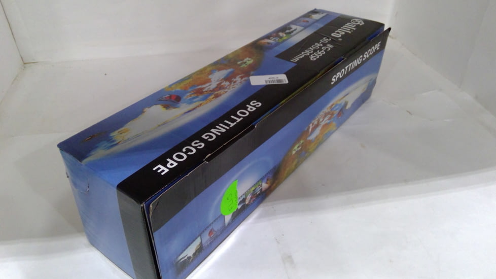 EDEMO Galileo G-90SP 30-90x90mm Zoom Spottig Scope w/Smartphone Adapter and Shoulder Case, Black, NSN N, G-90SP, EDEMO4