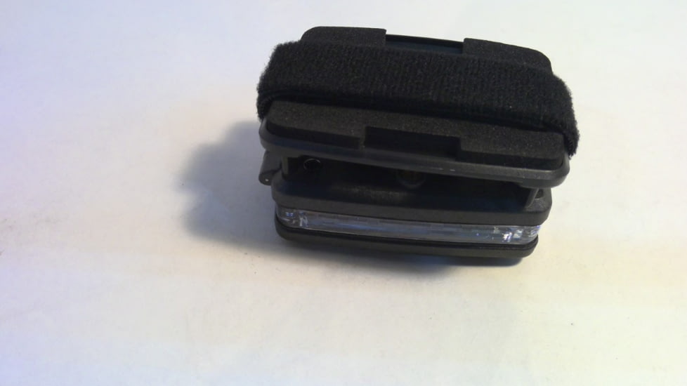 EDEMO Guardian Angel Elite Series Wearable Safety Light, Black Casing, White/Red/Blue Split Front, Red/Blue Split Rear, White Top Light, Red Work Light, ELT-R/B, EDEMO1