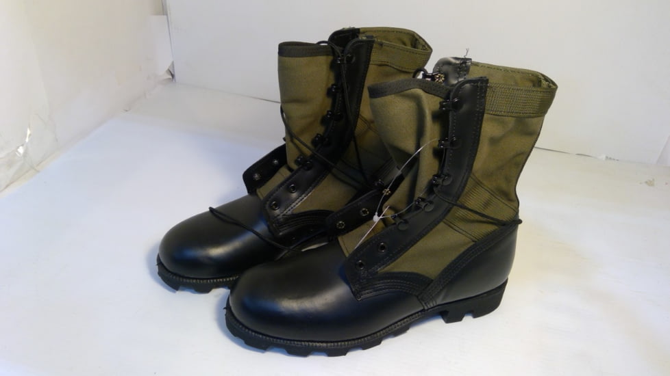 EDEMO McRae Footwear Vietnam Era Jungle Boot w/ Panama Outsole, OD, 9, 7189-9, EDEMO1
