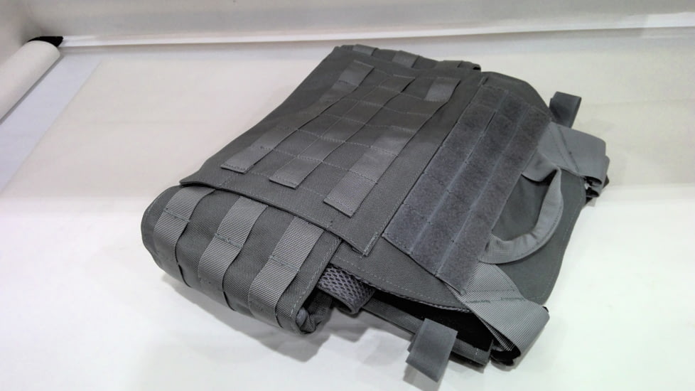 EDEMO Spartan Armor Systems Spartan Armor/Sentinel Plate Carrier and AR550 Level III+ Body Armor Package, Base Coat, Gunmetal Gray, Adjustable, SAS-PKG550-STNL-GG-KIT, EDEMO1