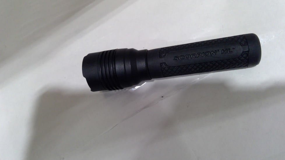 EDEMO Streamlight Scorpion HL Flashlight w/ Lithium Batteries, Clam Pack 85400, EDEMO1