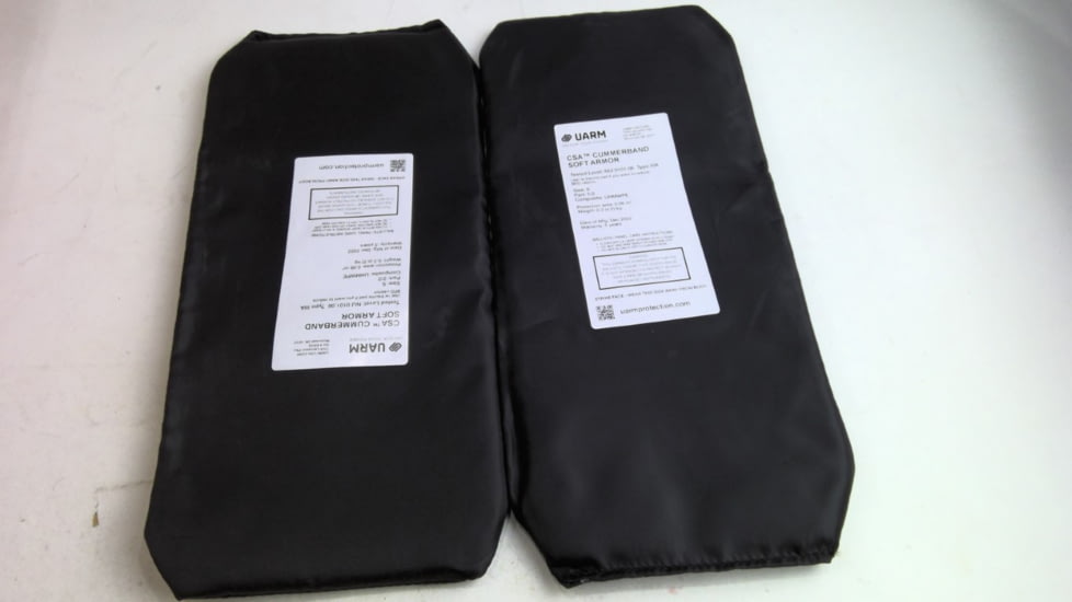 EDEMO UARM CSA Cummerband Soft Armor Insert, Type IIIA Threat Level, Black, S, CSAS3A, EDEMO1