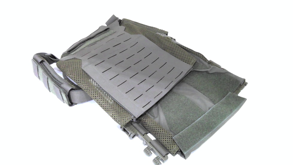 EDEMO UARM FPC Featherweight Plate Carrier, Skeletal Cummerbund, Ranger Green, M, FPCMR-SCFRPCMR, EDEMO1
