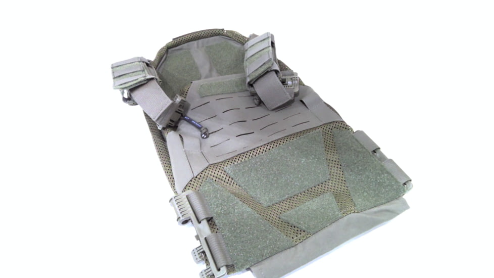 EDEMO UARM FPC Featherweight Plate Carrier, Skeletal Cummerbund, Ranger Green, M, FPCMR-SCFRPCMR, EDEMO1