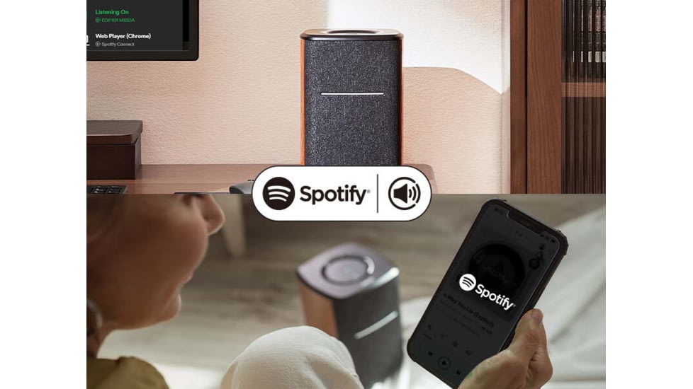 Edifier MS50A Tabletop Wi-Fi Speaker, Brown, 4005251