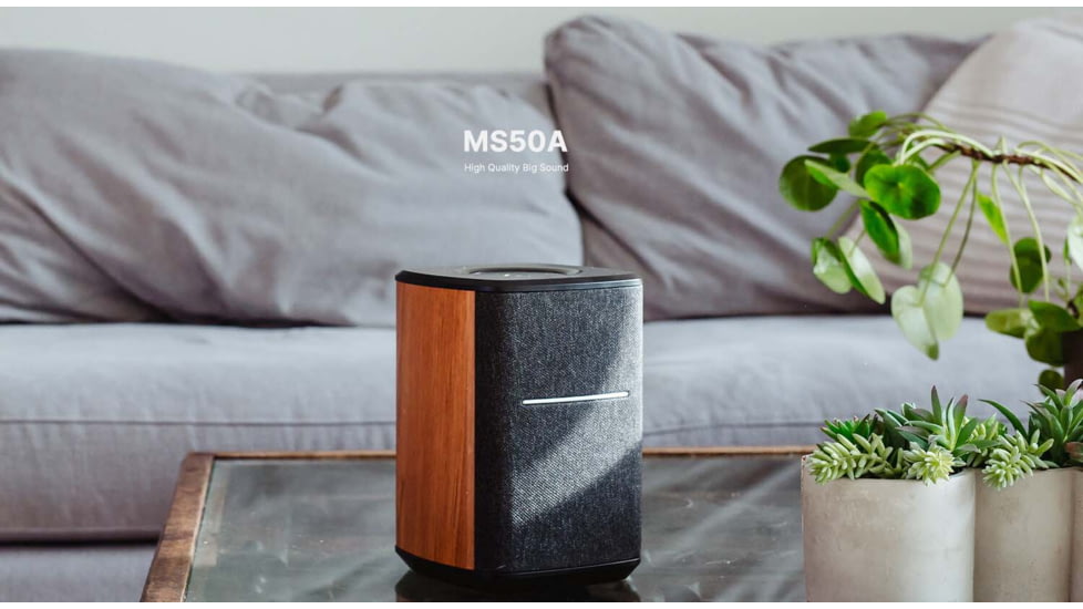 Edifier MS50A Tabletop Wi-Fi Speaker, Brown, 4005251