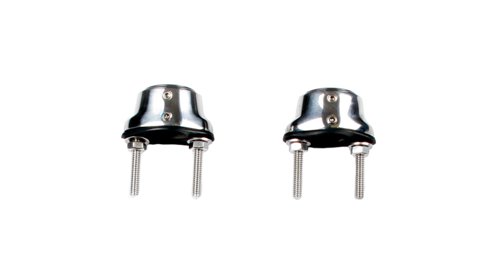 Edson Marine Stainless Steel Pedestal Guard Mounting Feet - Pair 76422