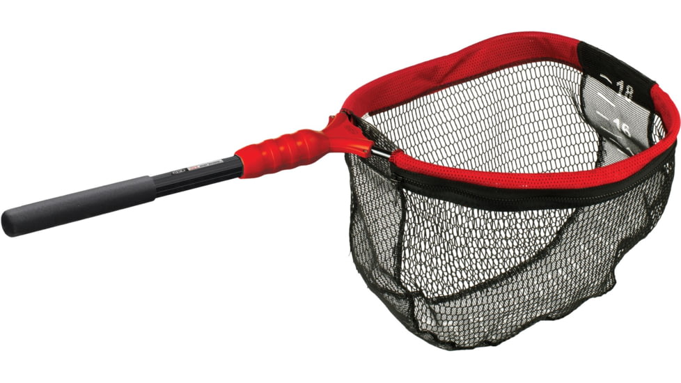 EGO S1 Compact Guide Landing Net, Black/Red, Compact, 71790