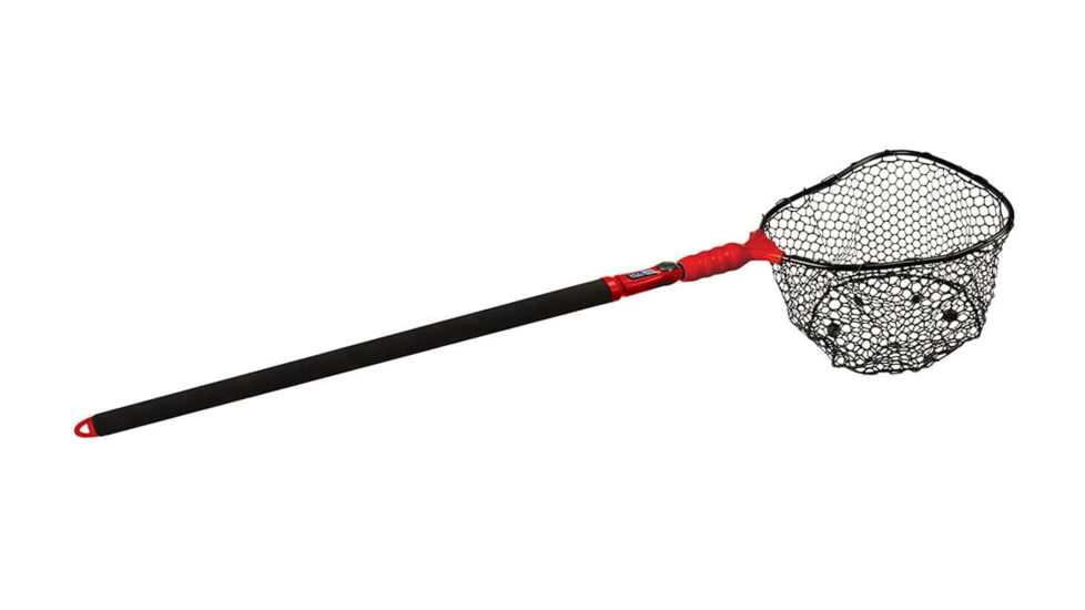 EGO S2 REACH Medium Rubber Net w/ 48in Handle, Black/Red, Medium, 72082