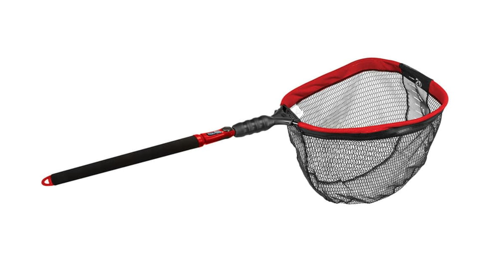 EGO S2 Slider Guide Landing Net, Black/Red, Large 22in, 72059