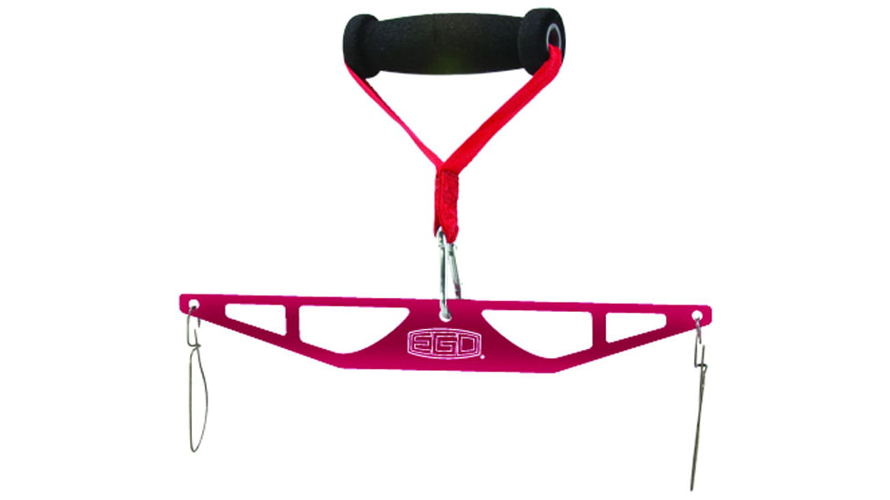 EGO Tourn Culling Beam 3/16in Annodize Alum Plate RemovableHdl Laser Etched, Red, 73009