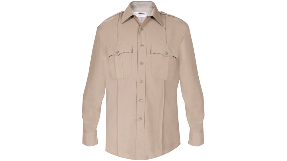 Elbeco Dutymaxx Long Sleeve Shirt, Silver Tan - 582D-14-35