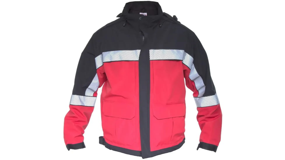 Elbeco Shield Color Block Duty Jacket - Men's, XS, Red/Midnight Navy, SH3214RN+XS-R