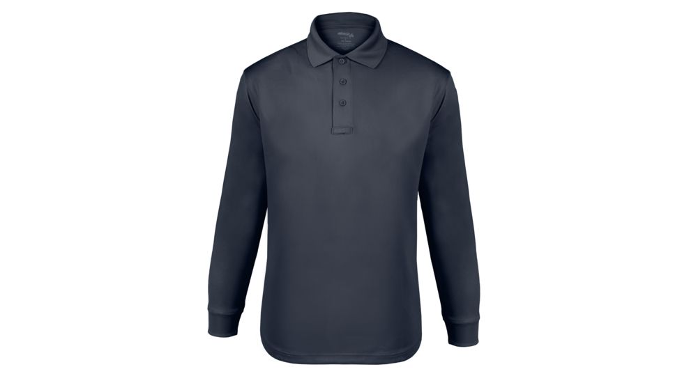 Elbeco Womens Long Sleeve Ladies Cut Ufx Tactical Polo Shirt, Navy - K5184LC-2XL