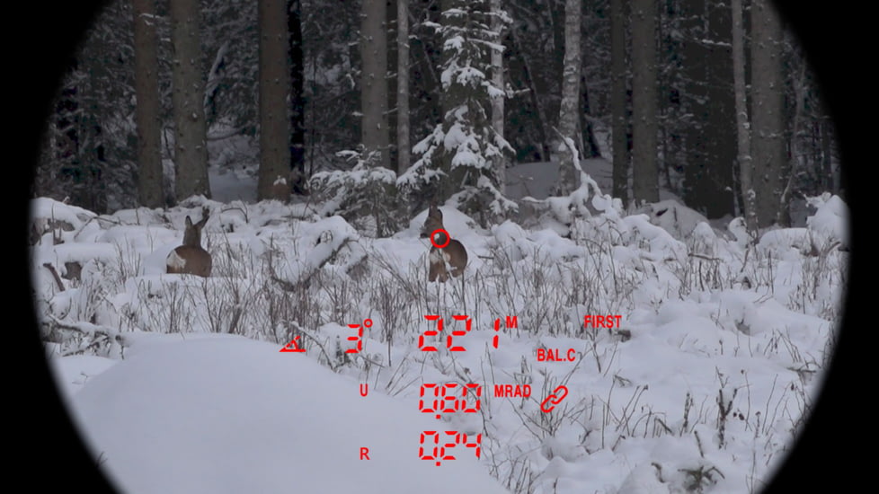 Element Optics 7x 26mm Titan 3K Ballistic Rangefinder, Black, 50086