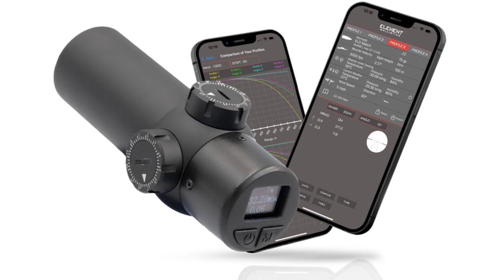 Element Optics Rangefinder Module w/ Ballistic, Black, 50087