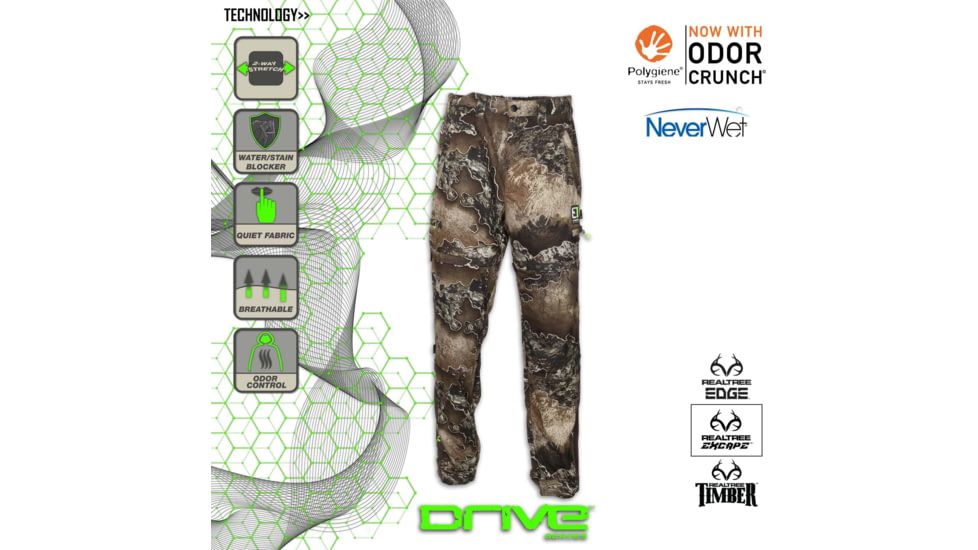 Element Outdoors Drive Series Light Weight Pants - Mens, EXCAPE, X-LARGE, DS-LP-XL-EX