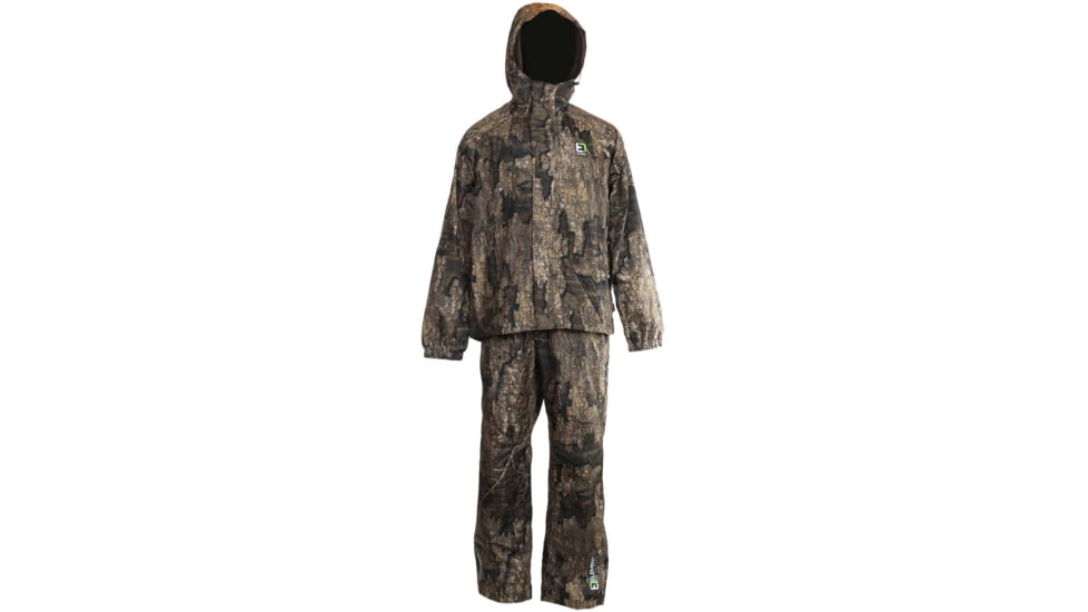 Element Outdoors Tempest Series Packable Rain Set - Mens, TIMBER, 4X-Large, TS-PRS-4XL-TM