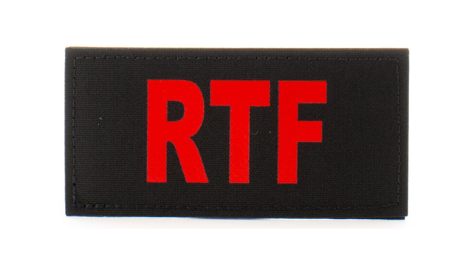 Eleven 10 2x4 Med Id Patch, Red - E10-7001-RTF-BLK/RED
