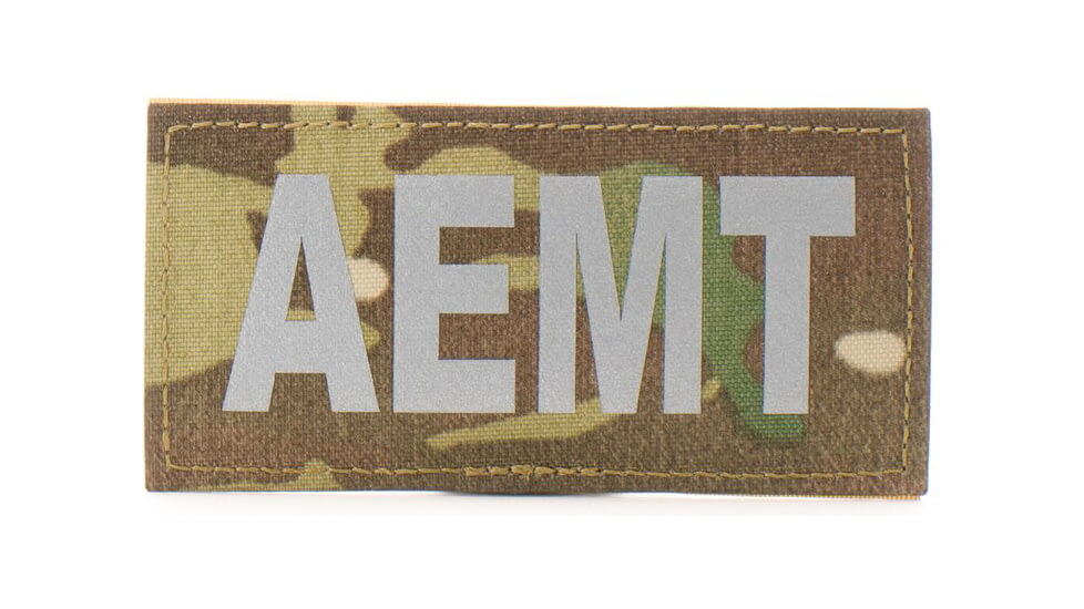 Eleven 10 2x4 Med Id Patch, Silver Reflective - E10-7001-AEMT-MTC/REF