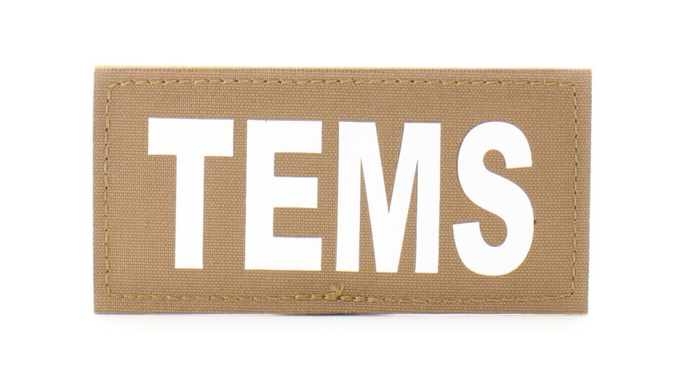 Eleven 10 2x4 Med Id Patch, White Glow - E10-7001-TEMS-CYT/GLO