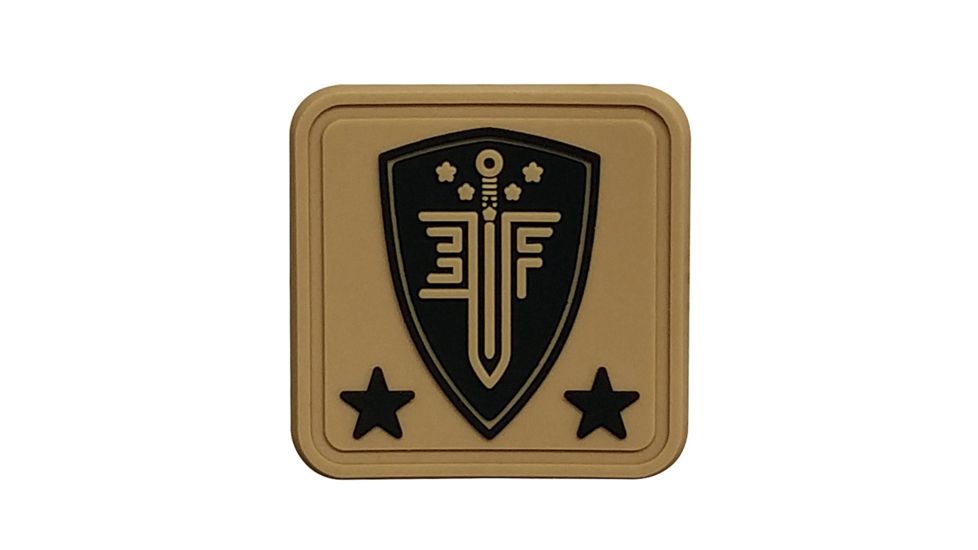 Elite Force PVC Helmet Patch,Tan 2211155