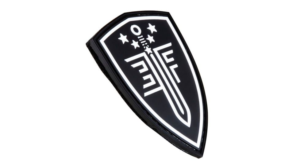 Elite Force PVC Shield Patch, Black, 2211157