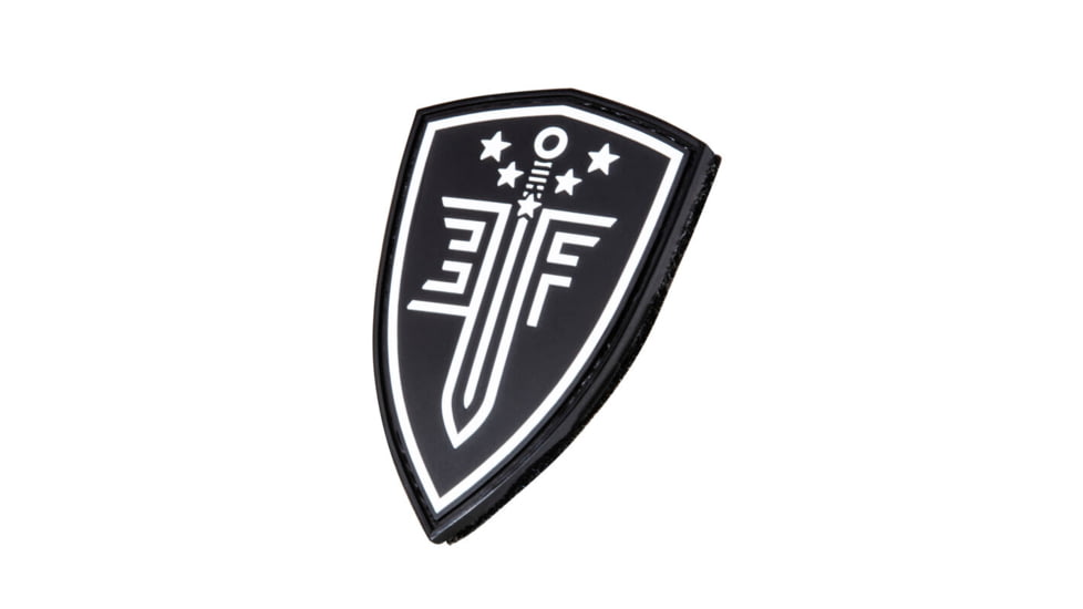 Elite Force PVC Shield Patch, Black, 2211157