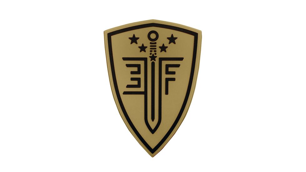 Elite Force PVC Shield Patch,Tan 2211158