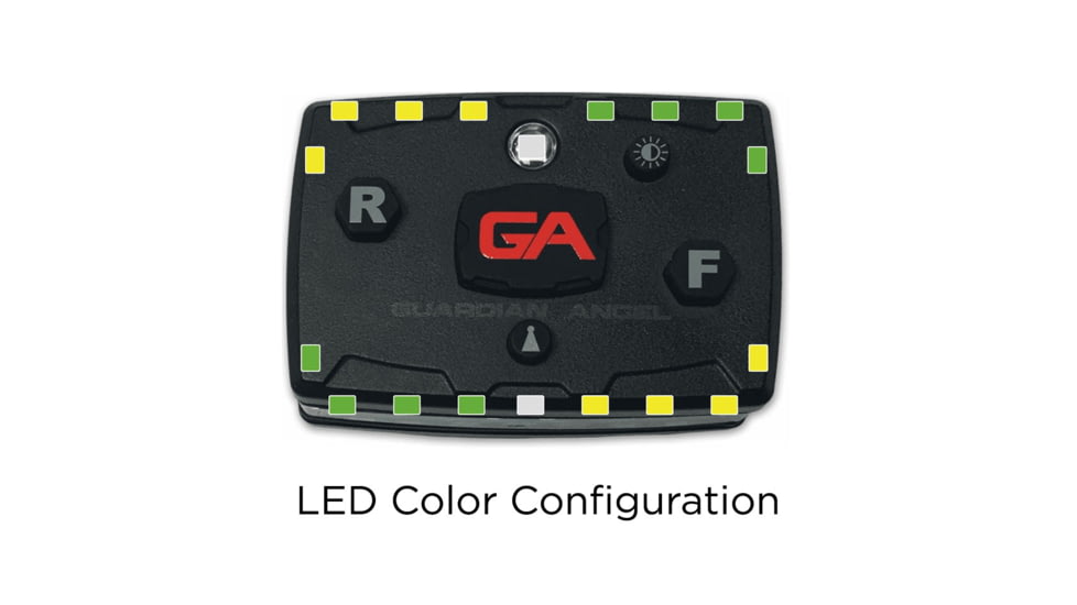 Elite Series White LED Work Light, Green/Yellow Split Side, GA-ELT-GYGY-DVOR