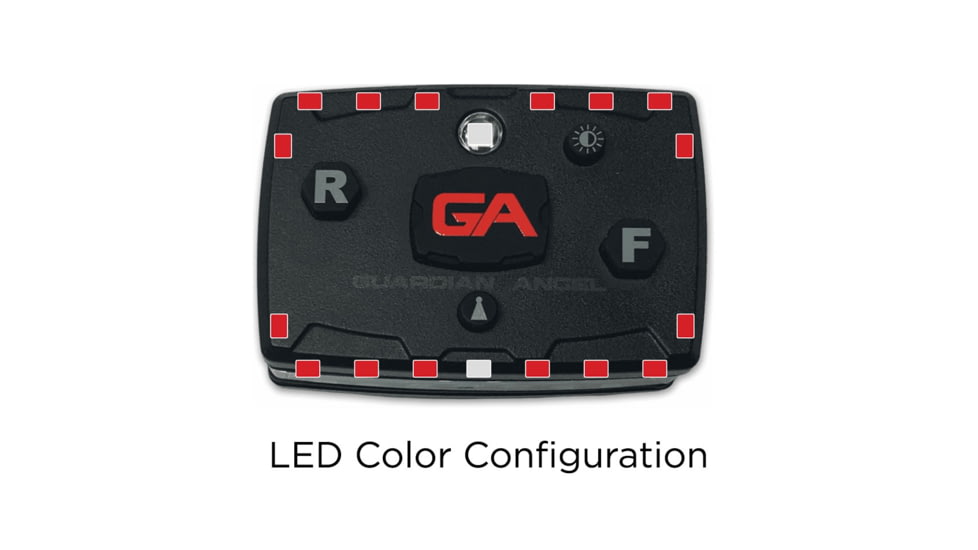 Elite Series White LED Work Light, Red/Red, GA-ELT-RR-DVOR