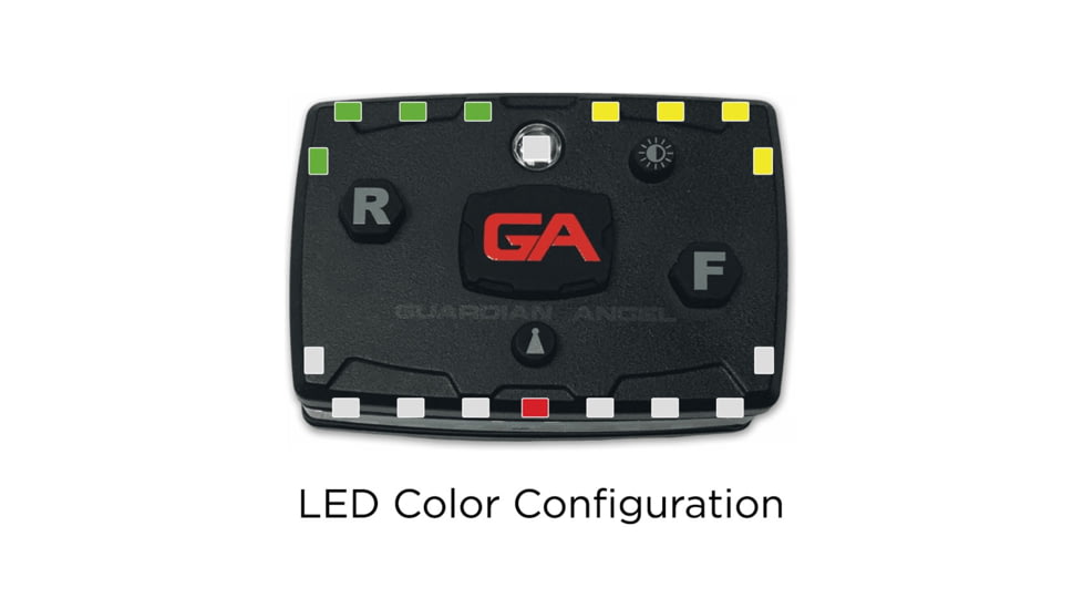 Elite Series White/Red LED Work Light, White/Green/Yellow, GA-ELT-WGY-DVOR