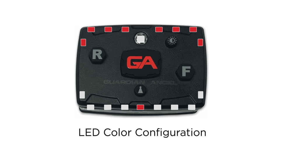 Elite Series White/Red LED Work Light, White/Red, GA-ELT-WR-DVOR