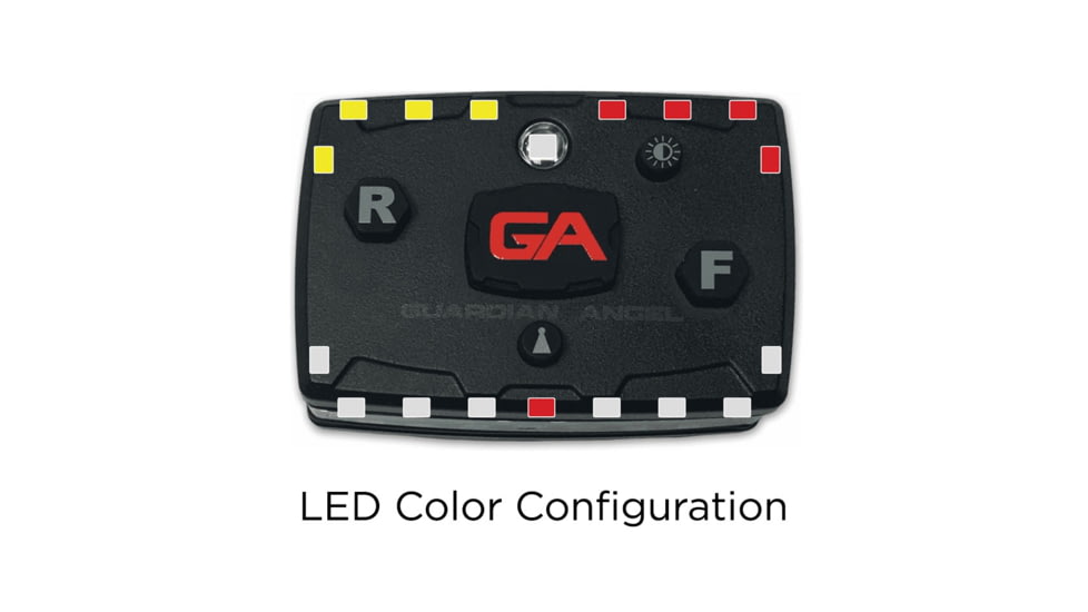 Elite Series White/Red LED Work Light, White/Red/Yellow, GA-ELT-WRY-DVOR