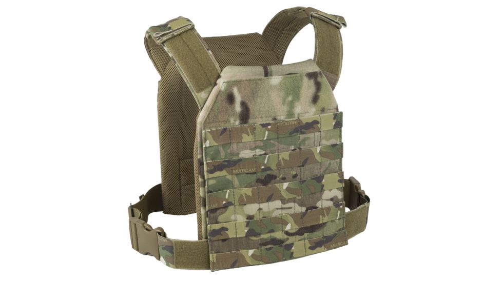 Elite Survival Systems Lightweight Plate Carrier, MOLLE Adaptable, MultiCam, PC300-M