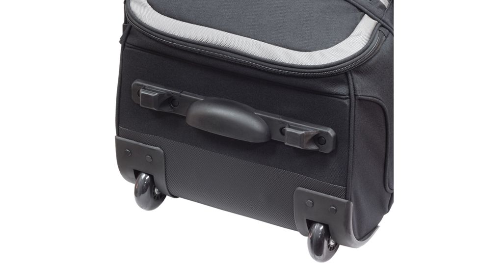 Elite Survival Systems Travel Prone Check-Mate Rolling Gear Bag, Black/Gray 6010-B