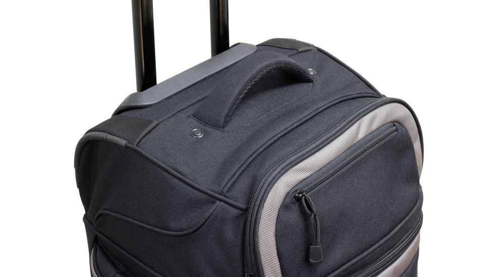 Elite Survival Systems Travel Prone Check-Mate Rolling Gear Bag, Black/Gray 6010-B