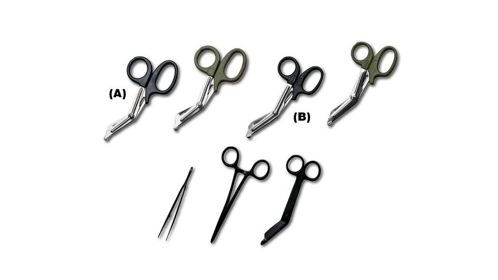 EMI Tacmed 5 1/2in. Lister Bandage Scissors, Black, Black, ONE SIZE 950