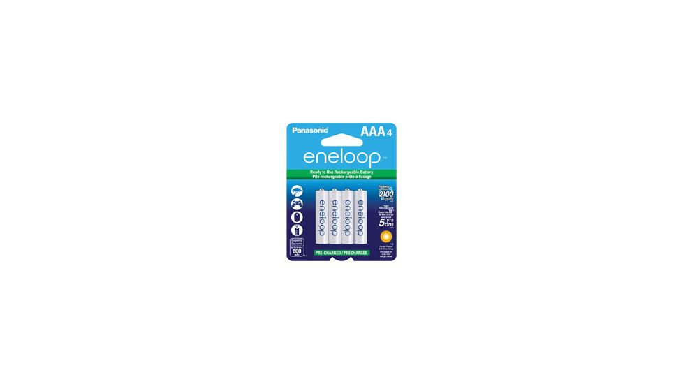 Eneloop AAA - 4 Pack 2nd Generation, White, BK-4MCCA4BA