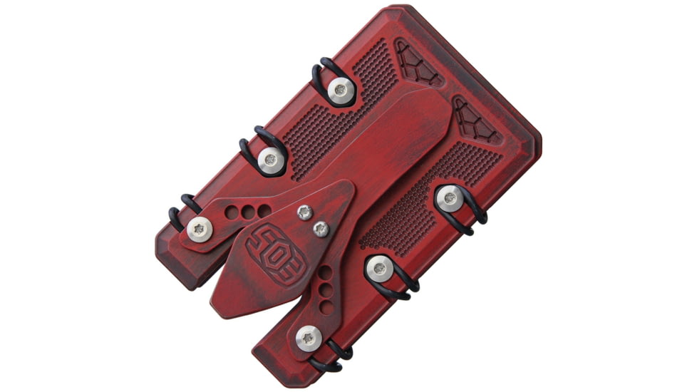 EOS 2.5 Wallet Cerakote, 3.63in X 2.25in, 25 Cards, Red Black Cerakote, EOS011