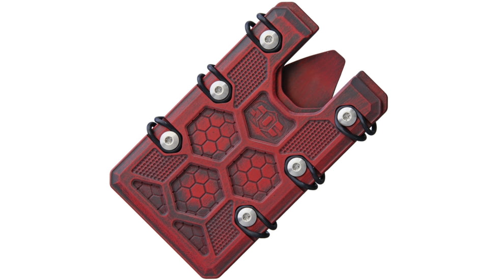 EOS 2.5 Wallet Cerakote, 3.63in X 2.25in, 25 Cards, Red Black Cerakote, EOS011