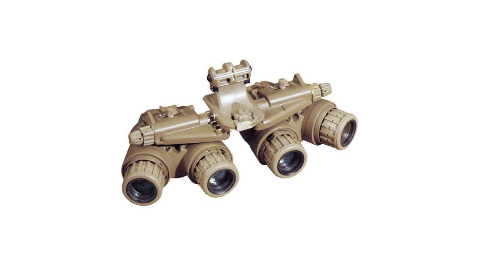 EOTech GPNVG Ground Panoramic Night Vision Goggle System Kit,USG-1,Cold,ANVS,Mount,Tan FBI Configuration GPG-000-A29